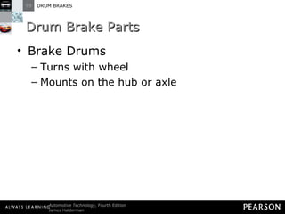 Drum Brake Parts Brake Drums Turns with wheel Mounts on the hub or axle 