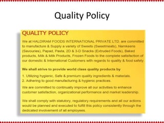 Quality Policy 
 