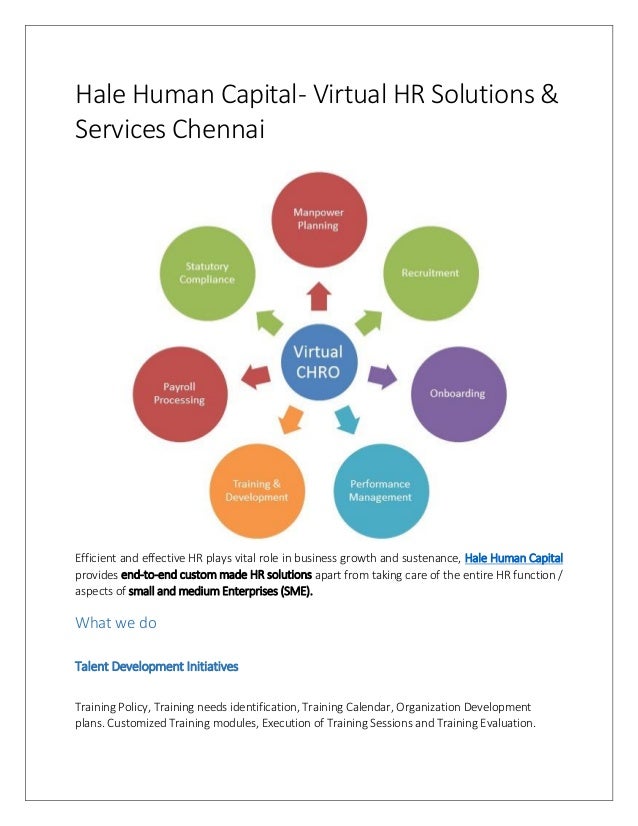 Hale Human Capital Virtual Hr Solutions Chennai - 