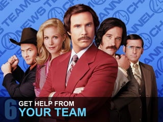 GET HELP FROM
YOUR TEAM
 