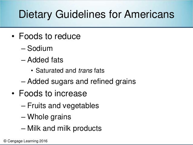 dietary guidelines for americans ppt