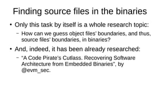 Half-automatic Compilable Source Code Recovery | PPT