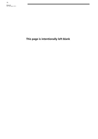 Aviva plc
Half Year Report 2013
76
This page is intentionally left blank
 