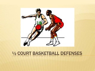 ½ COURT BASKETBALL DEFENSES
 