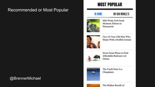 Recommended or Most Popular
@BrennerMichael
 