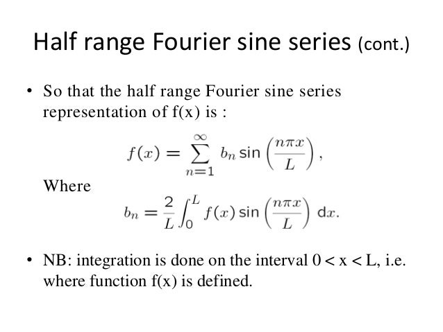 half range fourier series solved examples pdf