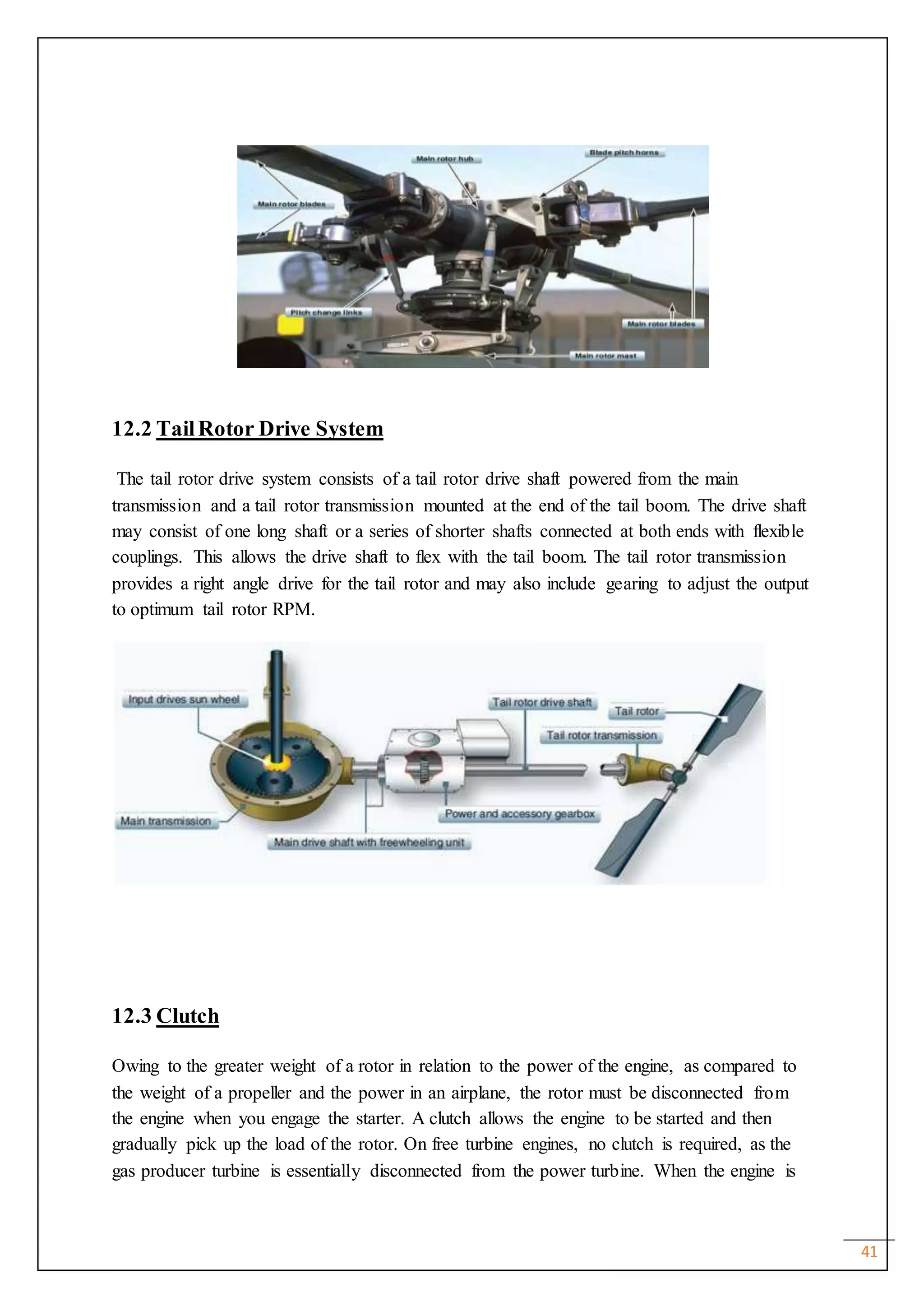 Tail Rotor Inboard Hal helicopter division report | DOCX