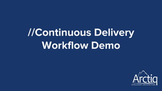 //Continuous Delivery
Workflow Demo
 
