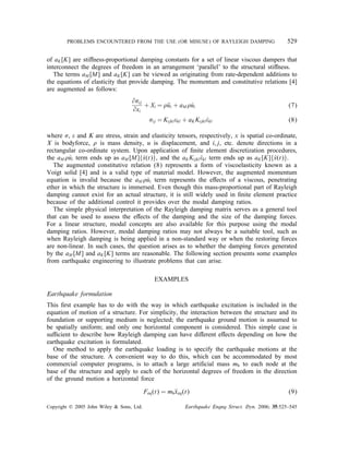 Hall 2006 problems-encounteredfromuserayleighdamping | PDF