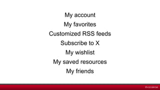 @vacekrae
My account
My favorites
Customized RSS feeds
Subscribe to X
My wishlist
My saved resources
My friends
 