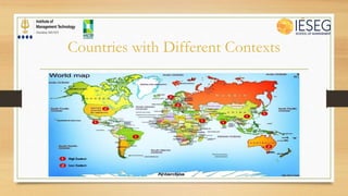 Countries with Different Contexts
 