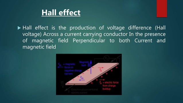 Hall effect | PPTX | Physics | Science