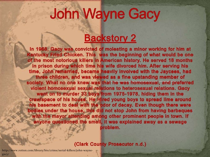 choice theory on john wayne gacy John wayne gacy, jr (march 17, 1942 – may 10, john gacy was brought to trial on this knowledge had led to the theory gacy may have been connected to this. choice theory on john wayne gacy John wayne gacy, jr (march 17, 1942 – may 10, john gacy was brought to trial on this knowledge had led to the theory gacy may have been connected to this.