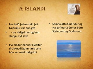 Starf hans sem prestur