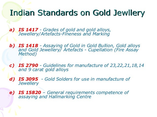 Presentation on BIS Hallmarking Scheme
