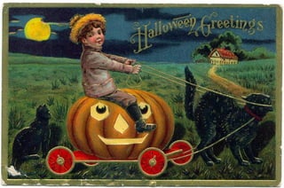 Halloween    11 Antique Postcards