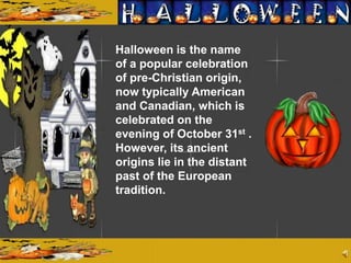 Halloween | PPTX