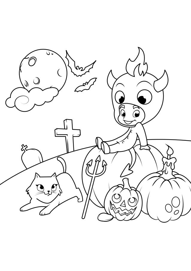 Download Halloween Coloring Pages Printable Coloring Book For Kids