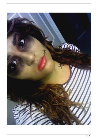 Zombie Cheerleader Makeup