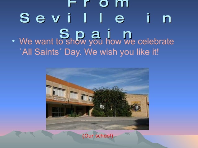 All Saints' Day in Spain. 1st of November | PPT