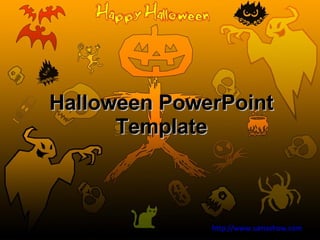 Halloween PowerPoint Template http://www.sameshow.com 