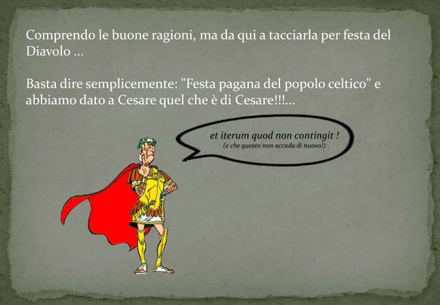 Halloween -diamo a Cesare | PPTX