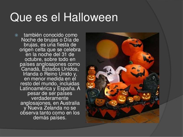 12 Halloween de donde viene el nombre y que es halloween