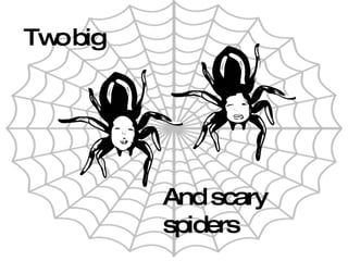 Two   big And scary spiders 