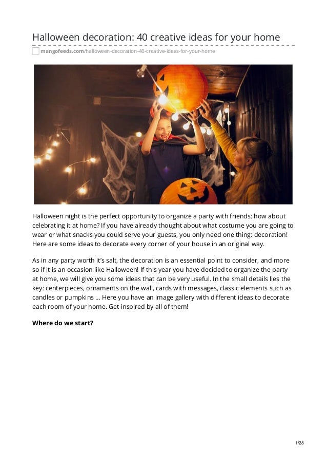 Halloween Decoration 40 Creative Ideas For Your Home