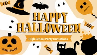 High School Party Invitations
 