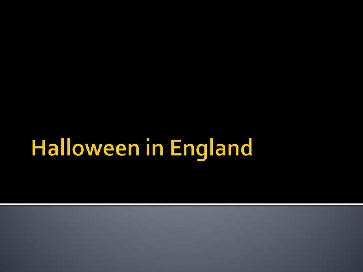 Halloween in england