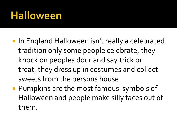 Halloween in england