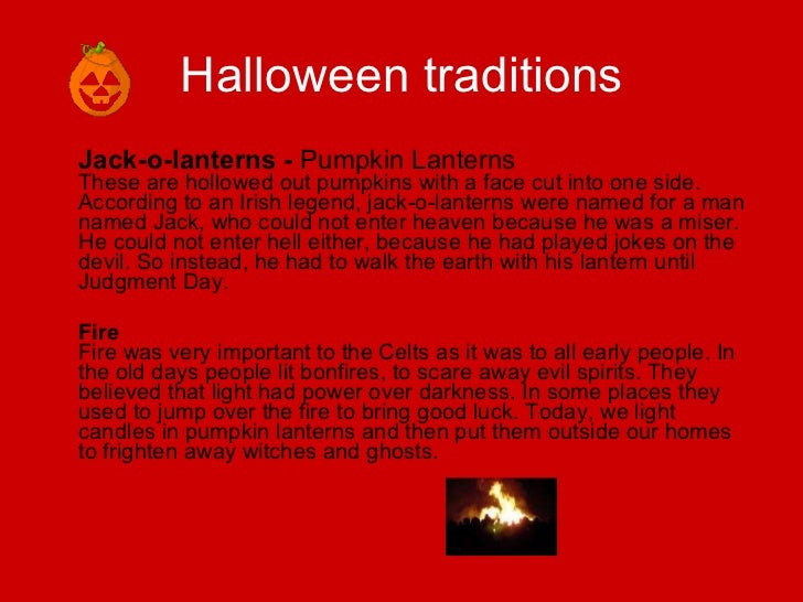 halloween traditions