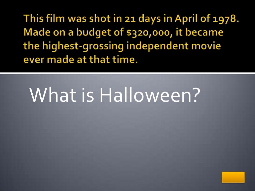 Halloween jeopardy