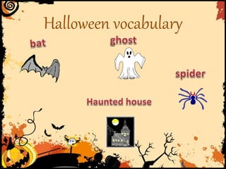 Halloween vocabulary
 