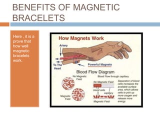 BENEFITS OF MAGNETIC
BRACELETS
Here , it is a
prove that
how well
magnetic
bracelets
work.
 
