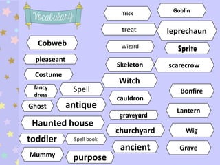 Halloween vocabulary | PDF