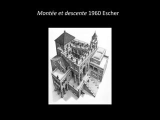 Montée et descente 1960 Escher
 