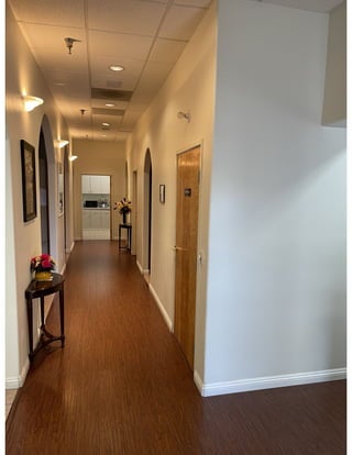 Hallway at cosmetic dentist Simi Valley Sequoia Dentistry