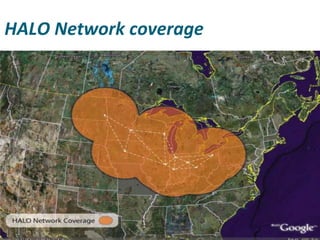 HALO Network coverage
 