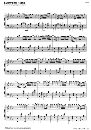 Halo  - Beyoncé - Piano