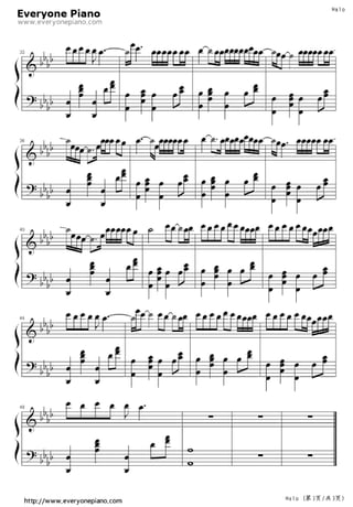 Halo  - Beyoncé - Piano