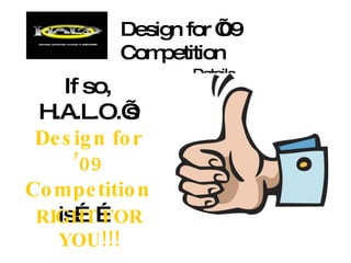 Design For 09 Competition Ppt Design For 09 Competition Ppt