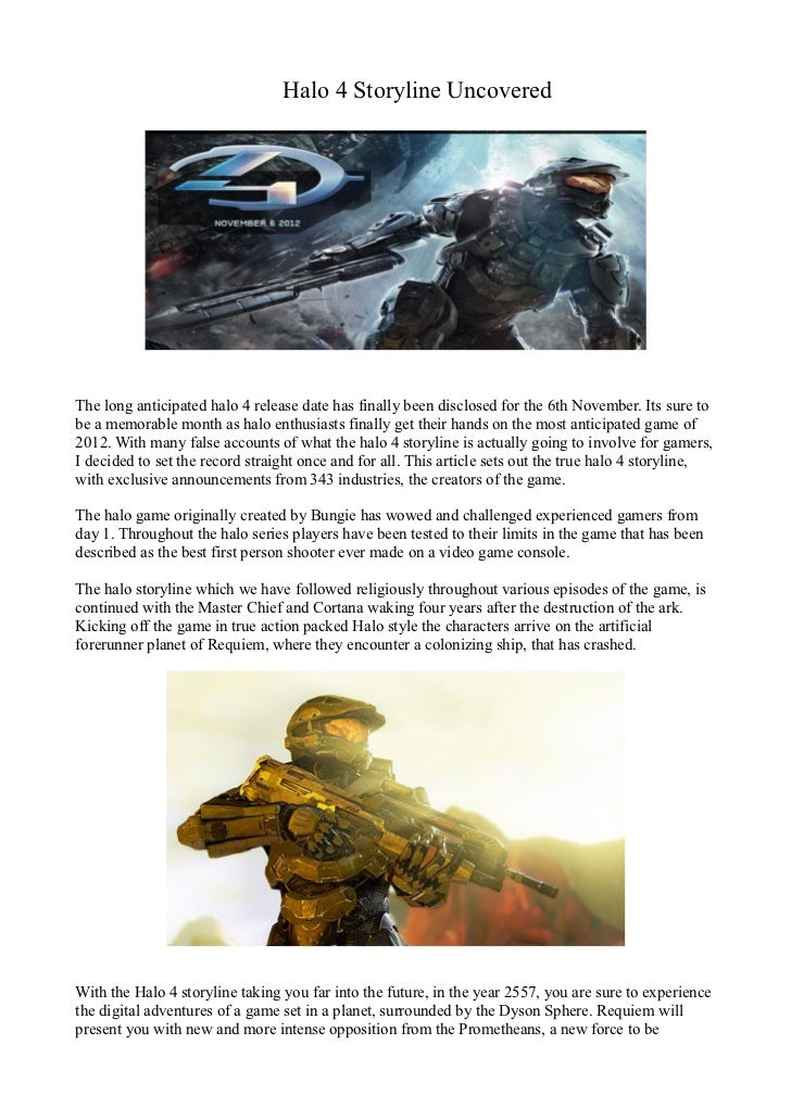 Halo 4 Storyline Uncovered