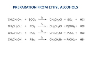 PREPARATION FROM ETHYL ALCOHOLS
 