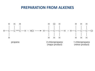 PREPARATION FROM ALKENES
 