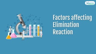Factors affecting
Elimination
Reaction
 