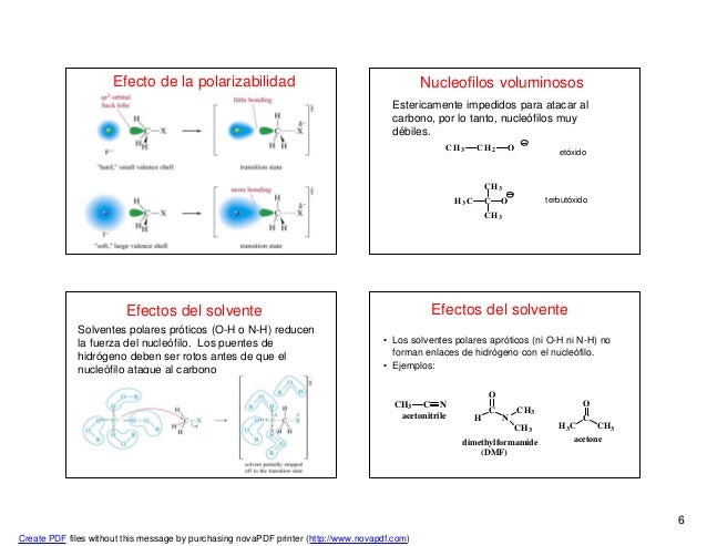 Halogenuros de alquilo sust elim