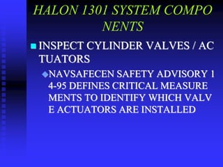 Installations of Halon System | Gaurav Singh Rajput | PPTX