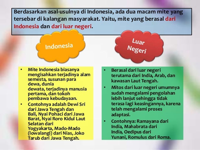 Jejak Sejarah Di Dalam Folklore, Mitologi, Legenda 